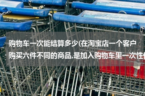 购物车一次能结算多少(在淘宝店一个客户购买六件不同的商品,是加入购物车里一次性付款 会给几分？是一分还是六)